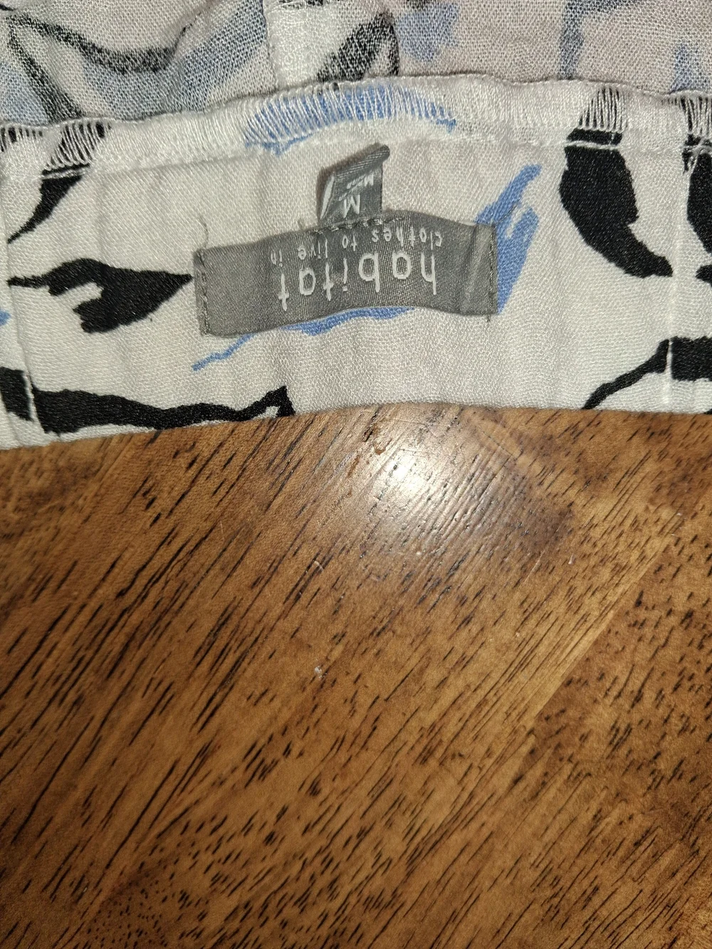 Habitat Clothes To Live In Capri Abstract Gauze Pants M - Picture 6 of 7